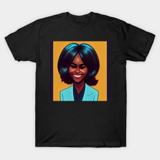 Michelle Obama | Comics Style T-Shirt